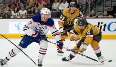 Oilers, Golden Knights heading in opposite directions after playoff-like atmosphere