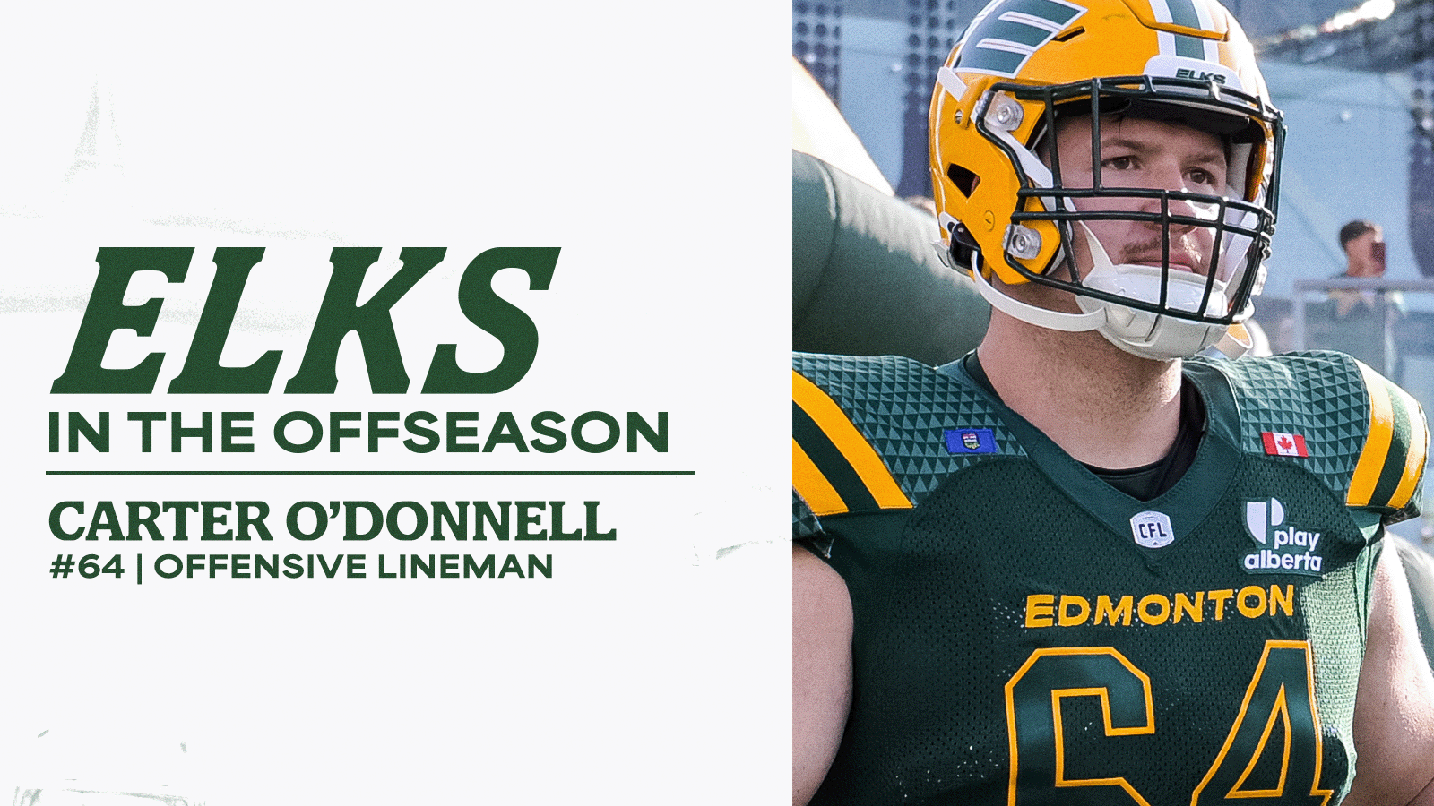 Elks in the Offseason: Carter O'Donnell