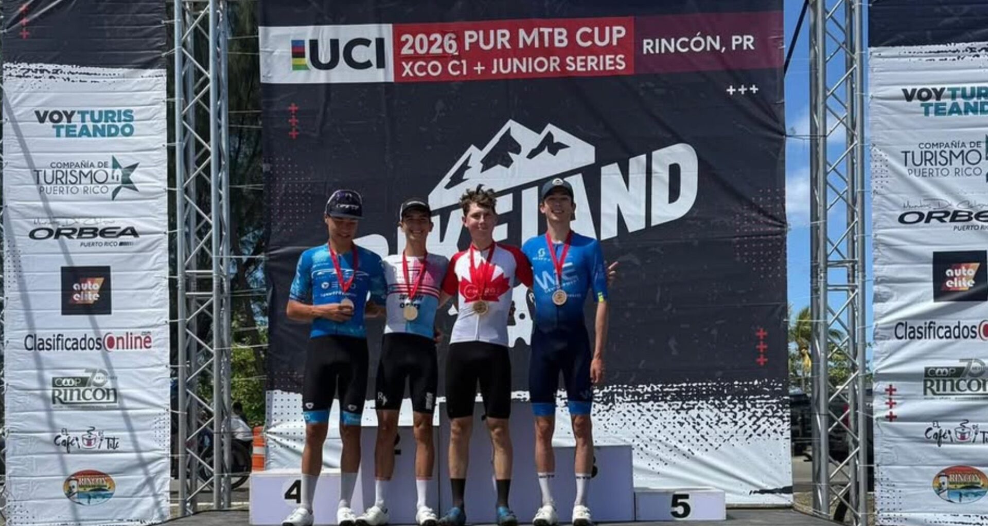 Ethan Wood leads Canadians at Pur MTB Cup