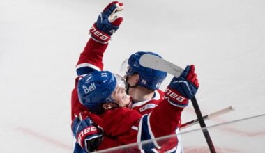Cole Caufield's 40th of season the winner as Montreal Canadiens top Boston Bruins in overtime