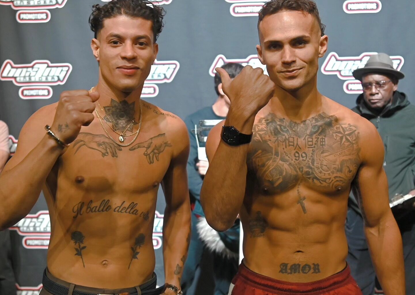 Justin Figueroa-Luis Caraballo Ruled A No Decision After Both Men Crash On Canvas. Caraballo Taken Out Of Ring On Stretcher.