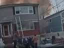 Bodycam footage from the Village of  Mamaroneck Police Department shows a dramatic rescue of a family trapped in a flame-engulfed home on Feb. 16. 