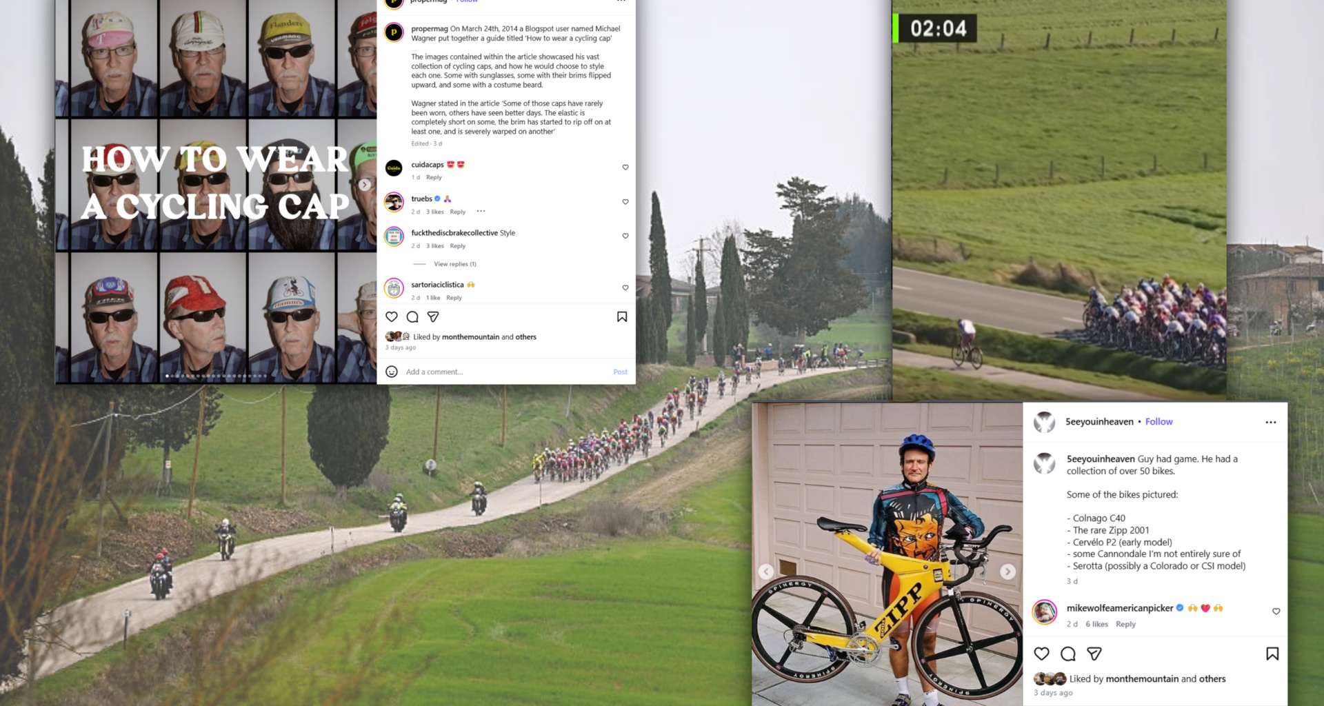 Robin Williams on a bike, a ballad for Paul Seixas and lessons in bike cap dressing: this week in cycling social media