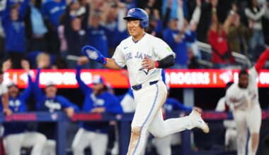 Kazuma Okamoto, Jesus Sanchez hit first Toronto Blue Jays home runs