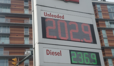 price per litre jumps past $2 across Lower Mainland