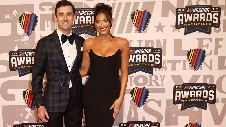 Ryan Blaney and wife Gianna Tulio at the 2023 NASCAR Awards in Nashville