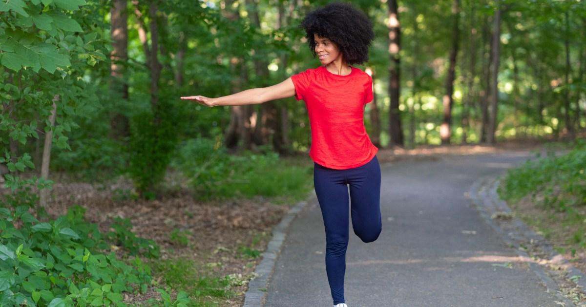 How long you should be able to stand on one leg, according to your age