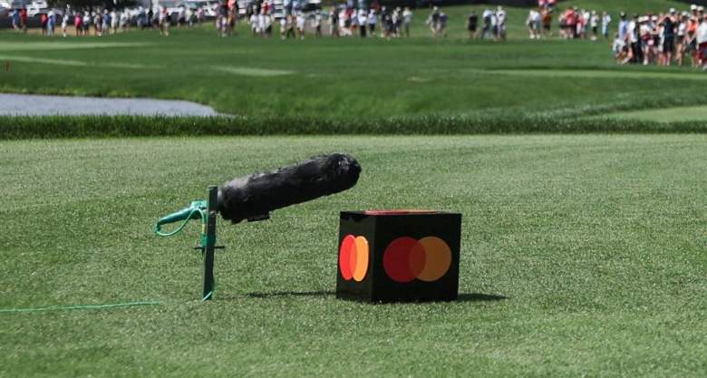 Mastercard tee markers at Arnold Palmer Invitational