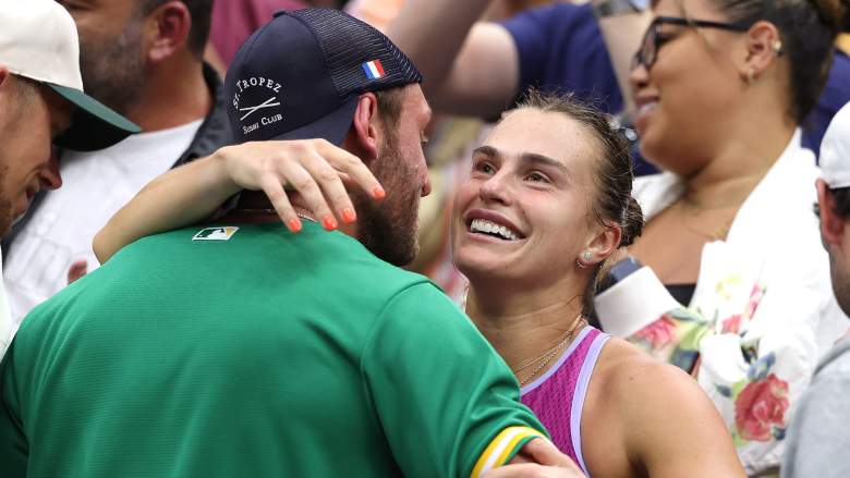 Georgios Frangulis, fiancée Aryna Sabalenka