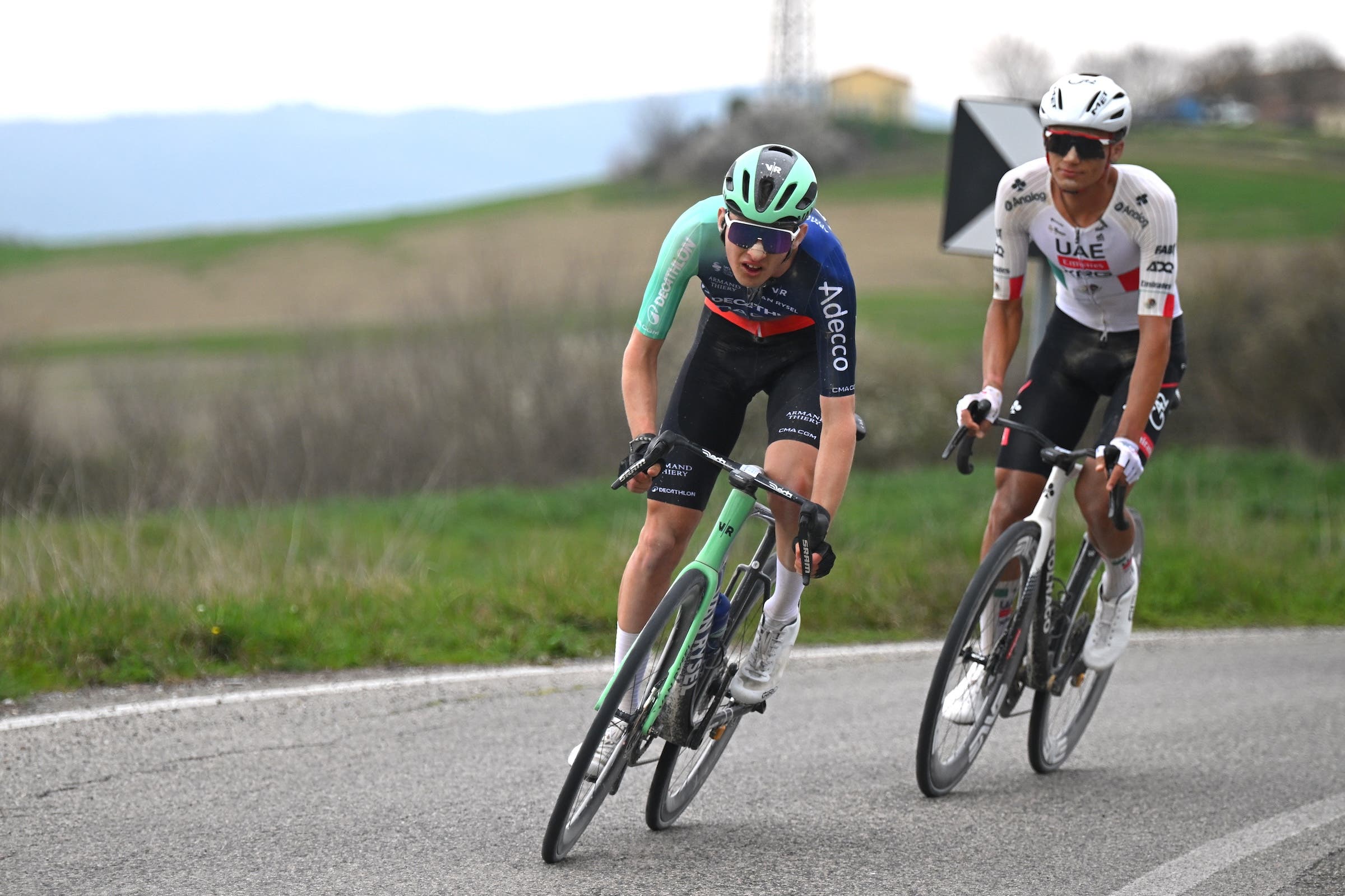 Seixas was able to drop Del Toro despite the latter sitting on him during the race (Photo: Tim de Waele/Getty Images)