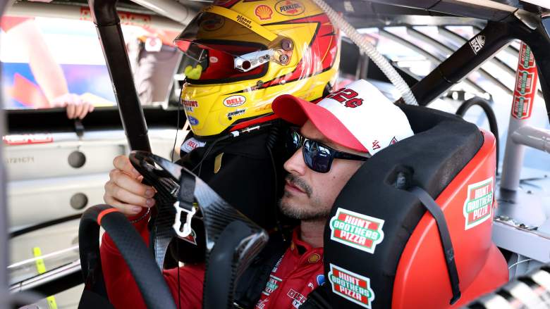 Joey Logano during the NASCAR Cup Series race at Phoenix Raceway