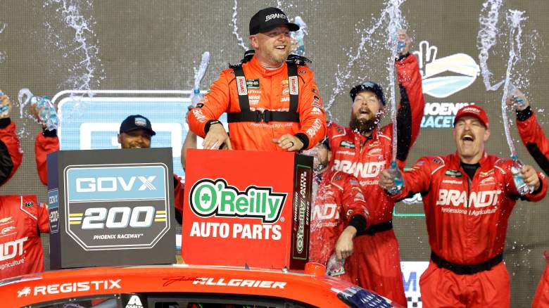 Justin Allgaier Rallies to Win NASCAR O'Reilly Race at Phoenix
