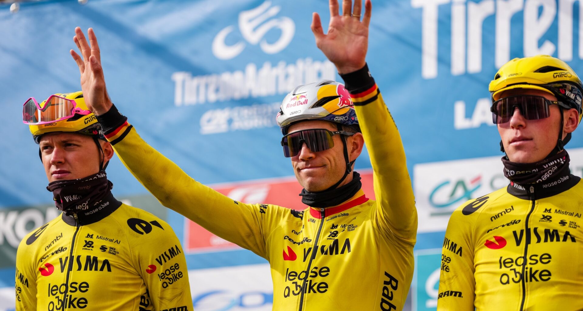 Wout van Aert (Visma-Lease a Bike) at Tirreno-Adriatico (Photo: Marco Zac/NurPhoto via Getty Images)