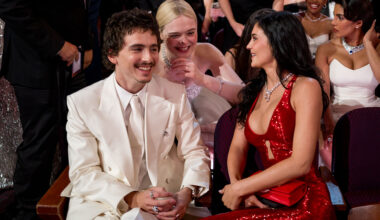 Timothée Chalamet, Elle Fanning and Kylie Jenner Show Oscars 2026 H