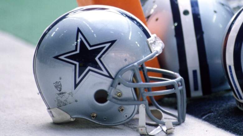 Dallas Cowboys helmet.