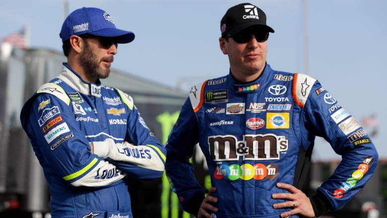 Jimmie Johnson and Kyle Busch appear in Top Chef Season 23 premiere at Charlotte Motor Speedway