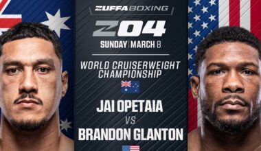 Full Zuffa Boxing 4 Card, Start Time!