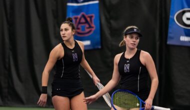 Tennis: Northwestern men suffer tough defeats, while women split weekend series