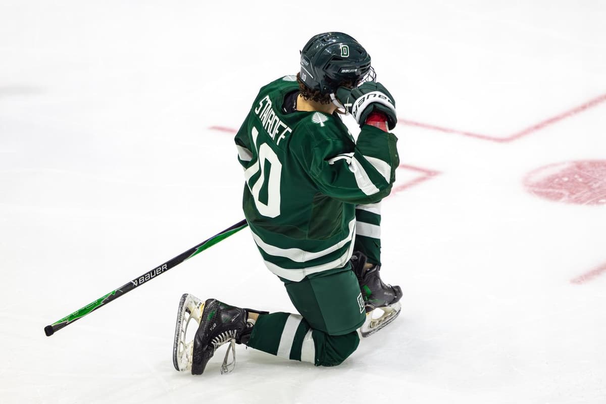 Why Hayden Stavroff should be at the top of the Canucks’ list of NCAA targets