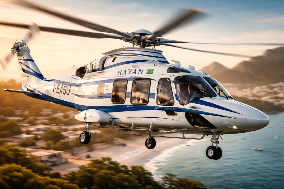 Luciano Hang demonstrates how the AW169 helicopter combines technology and performance in a high-end executive aircraft.