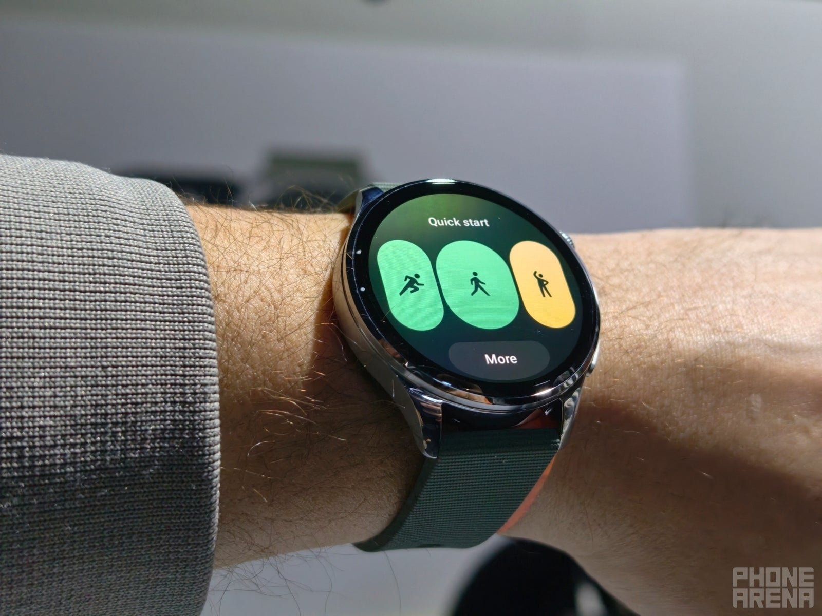 Plenty of exercises to choose from | Image by PhoneArena - Hands-on with the first EMG smartwatch: Xiaomi Watch 5 is back in the Wear OS fold