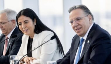 soraya martinez ferrada françois Legault montreal quebec