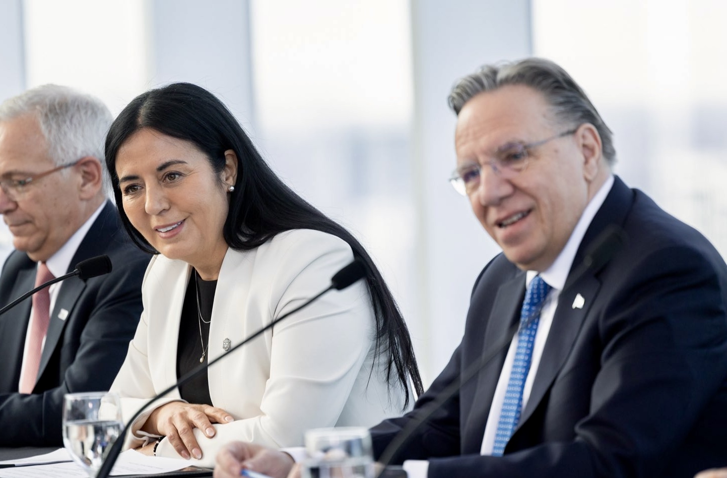 soraya martinez ferrada françois Legault montreal quebec