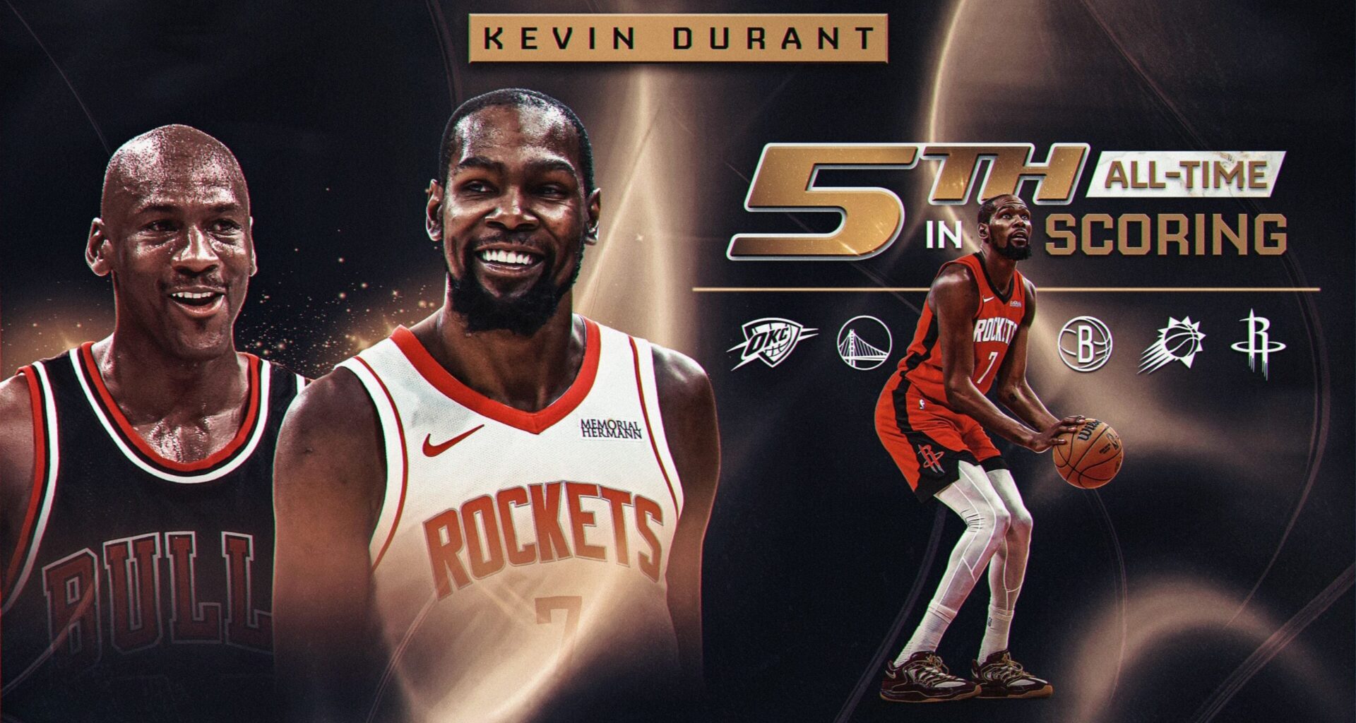 Recap: LeBron James, Kevin Durant make history to lead 10-game Saturday