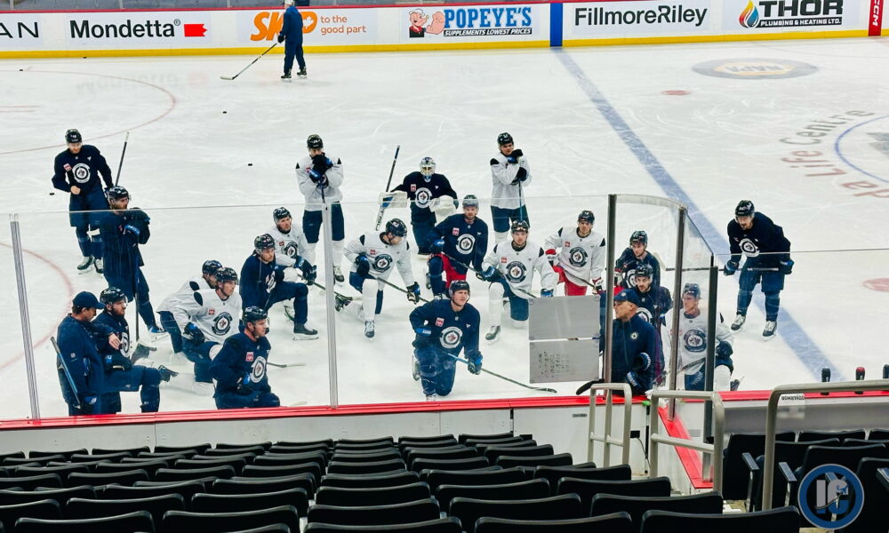 Winnipeg Jets Practice Report – Illegal Curve Hockey