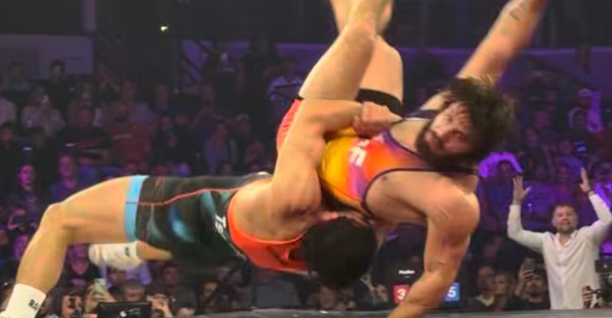 Arman Tsarukyan throws Georgio Poullas to secure victory in RAF 7 main event, calls out ‘bullsh*t guy’ Colby Covington