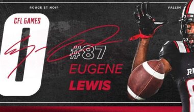 REDBLACKS’ Geno Lewis Feeling The Love On Milestone Night