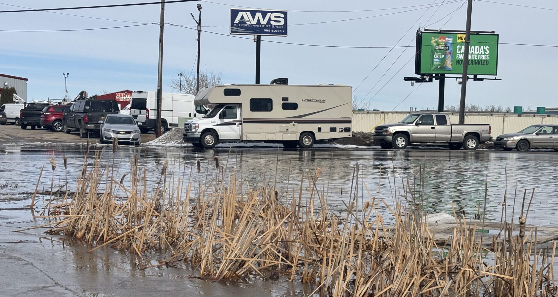 Spring flooding arrives to Edmonton businesses, frustrated by lack of action