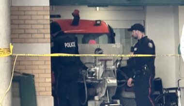 Man in custody after driving snow removal vehicle into SickKids Hospital: police