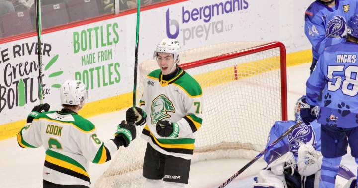London Knights knock off Brampton Steelheads 5-0 - London
