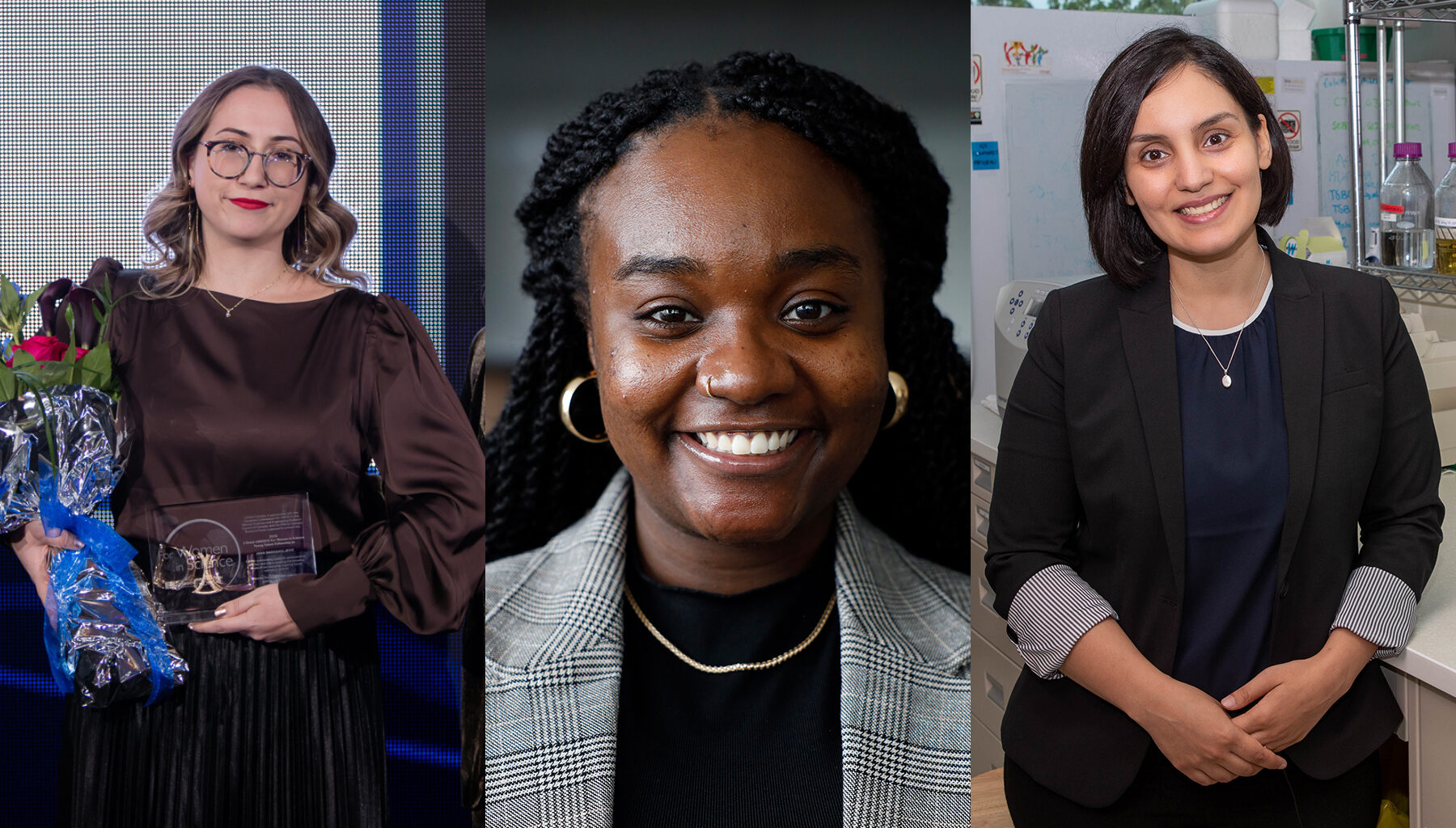 From left: Jana Radosavljevic, Ebonee Lennord, and Zeinab Hosseinidoust