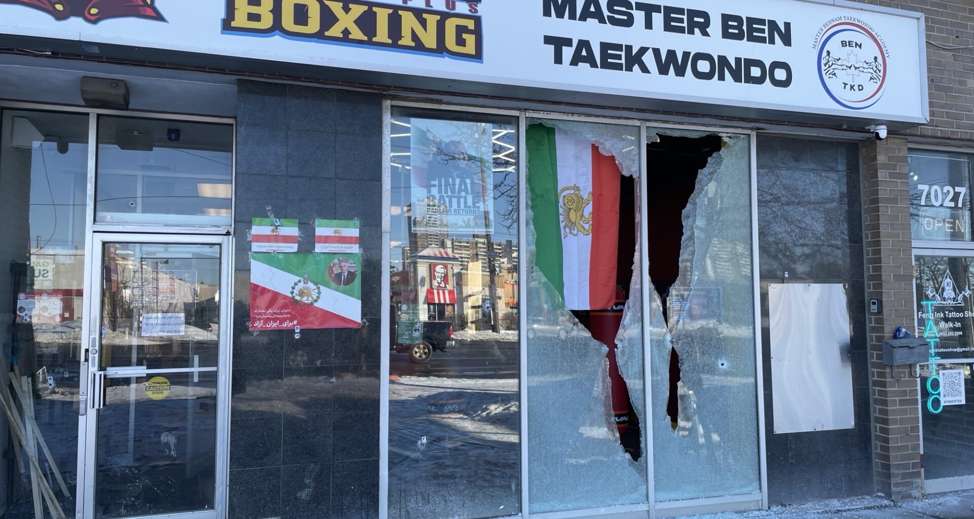 Iranian-owned business in Thornhill hit by gunfire, police say