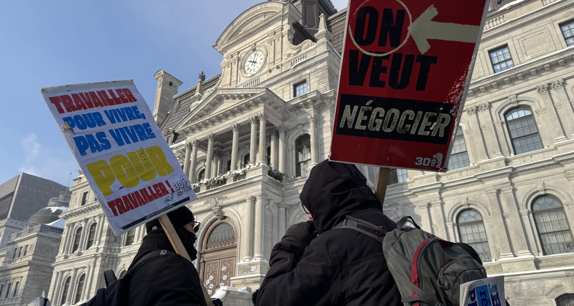 Montreal blue-collar workers to strike for 3 days in April