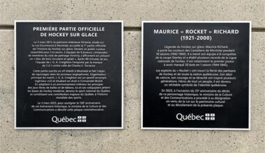 Bell Centre plaques honour Montreal’s first official hockey game and Rocket Richard