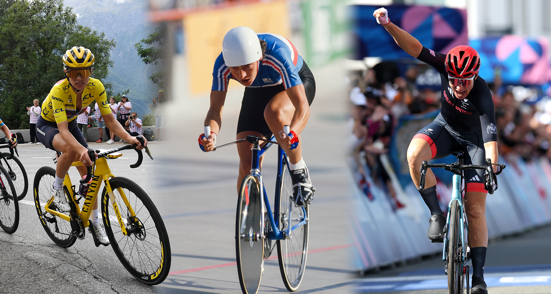 Kasia Niewiadoma-Phinney, Jeannie Longo, and Dame Sarah Storey