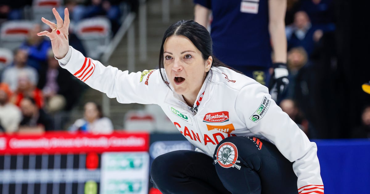 Kerri Einarson opens ‘louder’ world championship with pair of wins over Sweden, United States
