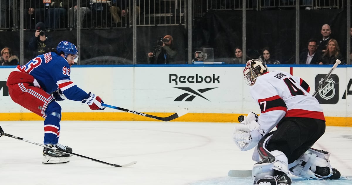 Senators hold Rangers to fewest shots by an NHL team since 2003