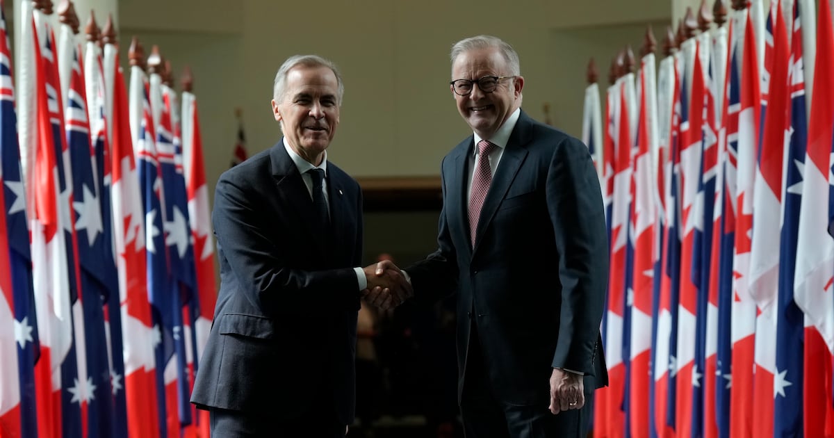 Mark Carney meets with Australia PM Anthony Albanese