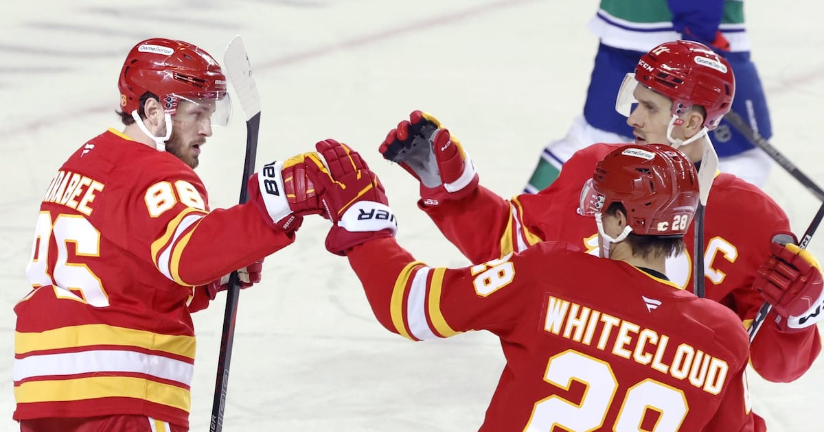 Matt Coronato ignites Calgary Flames offence in win over Vancouver Canucks