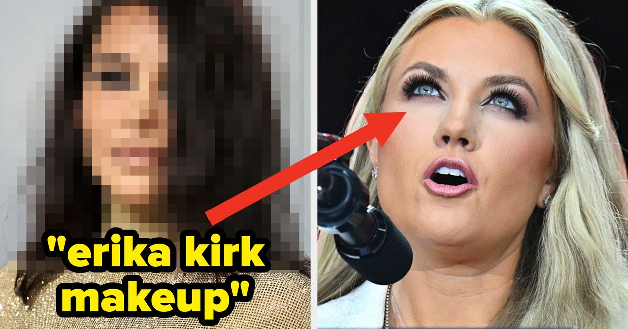 The Internet Is Accusing Kim Kardashian Of Switching To "Erika Kirk Makeup" - BuzzFeed