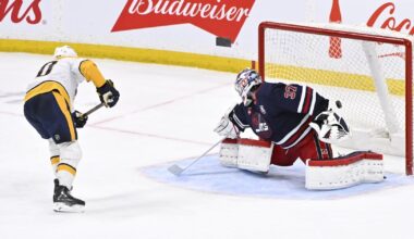 Winnipeg Jets forced lone referee to work overtime in Predators loss