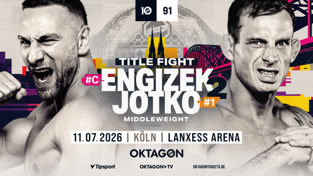 Kerim Engizek rematches Krzysztof Jotko for middleweight belt at OKTAGON 91