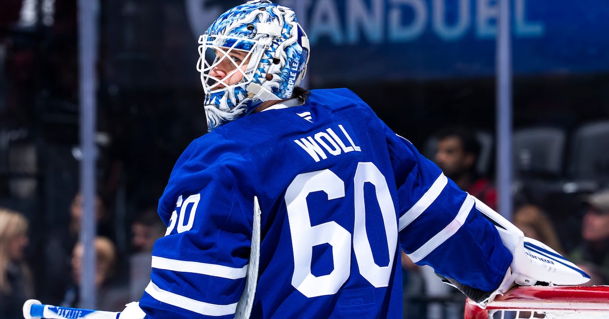 Joseph Woll looking to finish strong with Toronto Maple Leafs