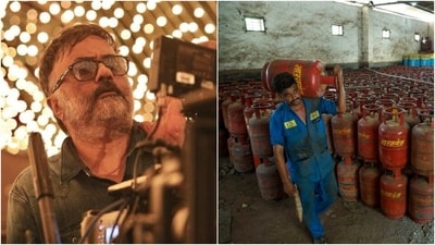 Representative image of cinematographer PC Sreeram on a film set as LPG shortage hits the film industry. (Instagram/ANI)