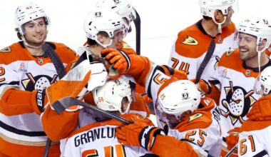 Granlund caps hat trick with OT winner as Anaheim Ducks defeat Calgary Flames