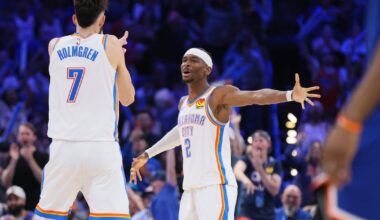 Shai Gilgeous-Alexander scores 30 points and finishes strong as Oklahoma City Thunder beat New York Knicks